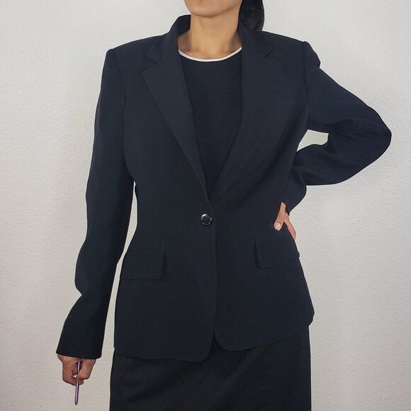 Anne Klein black blazer size 8 - Picture 1 of 11